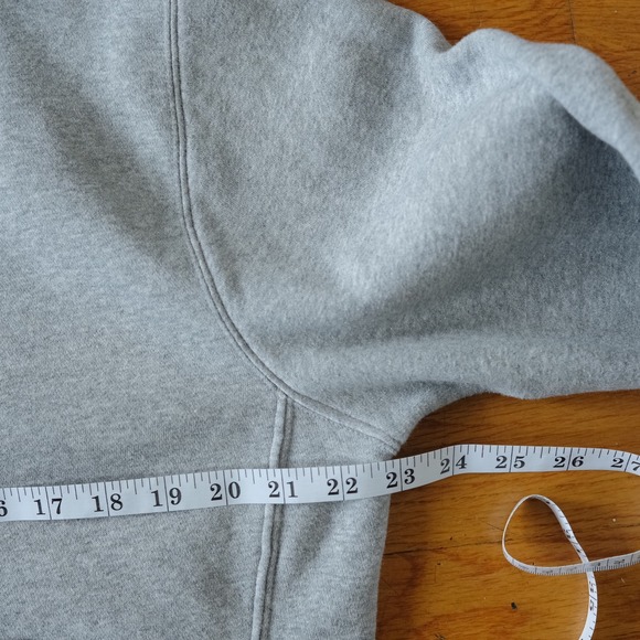 Nike Sportswear Club Fleece Hoodie Gray Pullover Casual Athleisure Size M Lounge - Picture 6 of 10